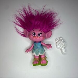 4/$10 - Poppy poppie Pink Trolls Doll Dreamwork Dress up figurine toy